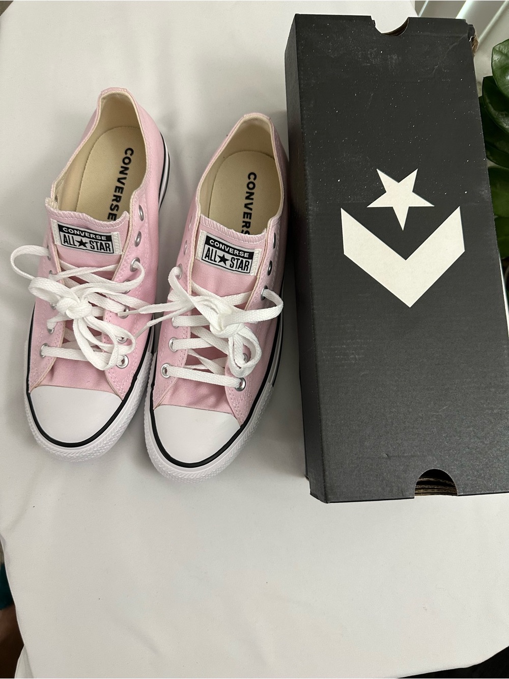 Women’s Pink Converse Chuck Taylor All Star Ox Low-Top Sneakers